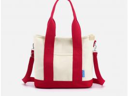 Multi Pocket Tote Bag for Women CanvasBag with Handle Large capacity